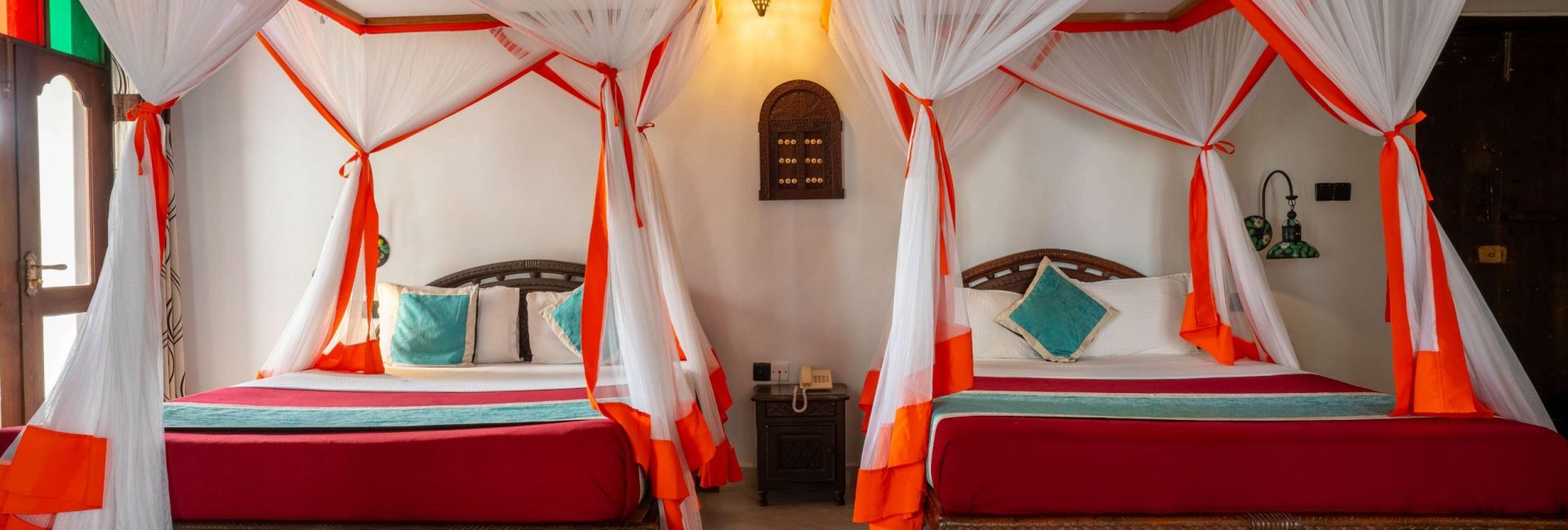 Twin Room with a Pool View