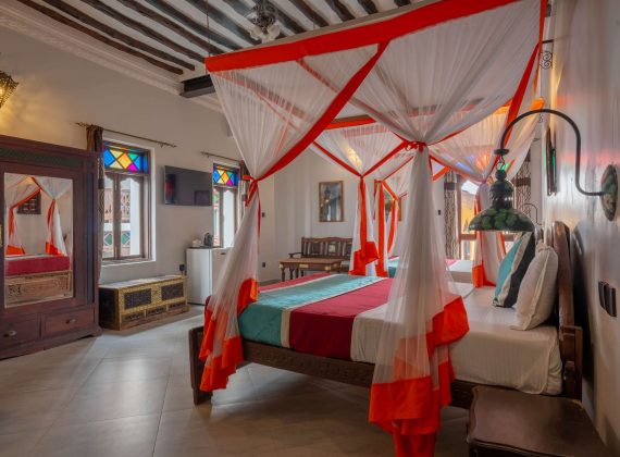 Twin Room with a Pool View