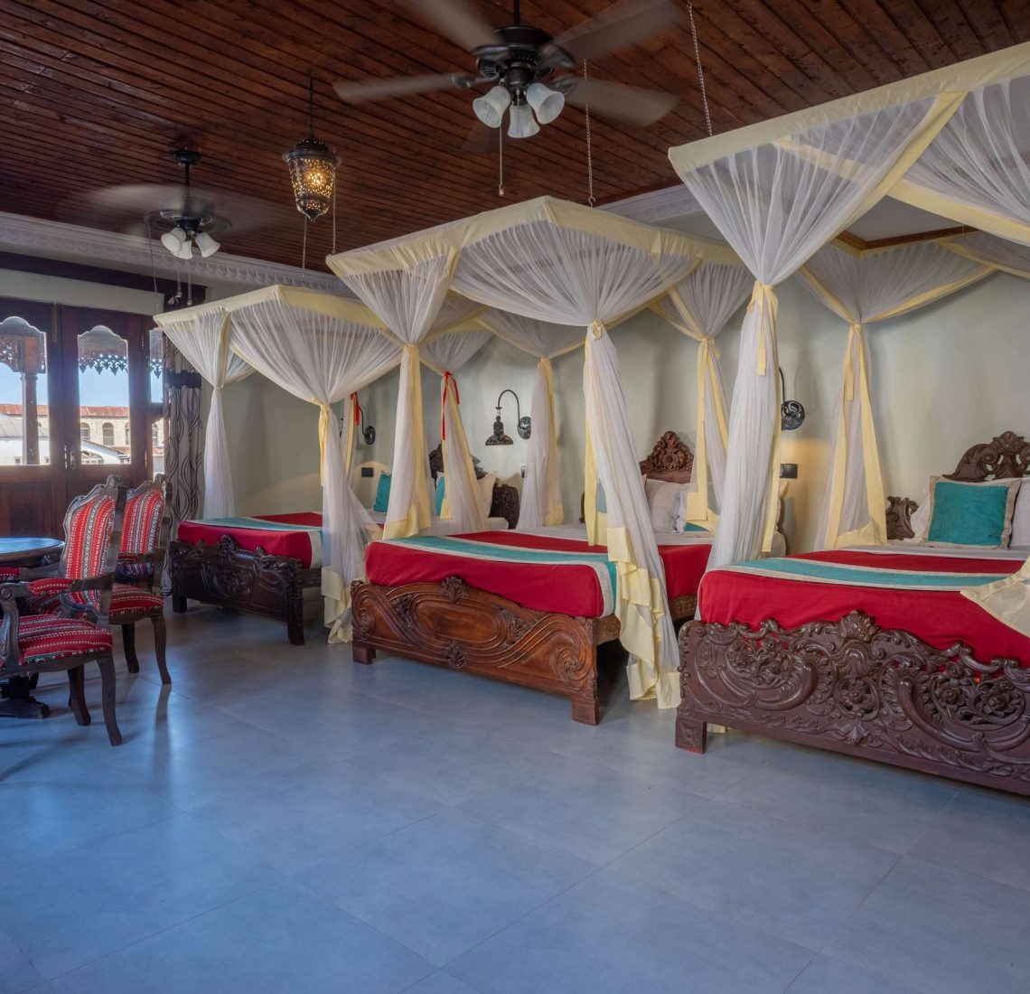 Triple Room with a Pool View